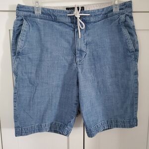 Abercrombie & Fitch Denim Blue Stretch Shorts